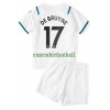 Maillot de Supporter Manchester City Kevin De Bruyne 17 Extérieur 2021-22 Pour Enfant